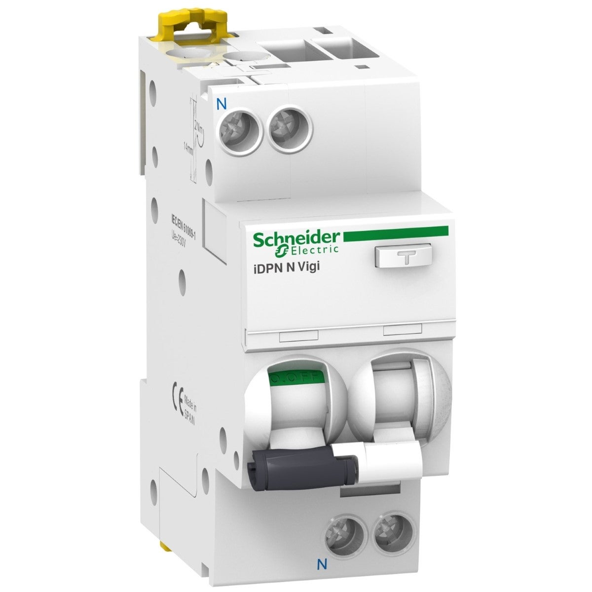 Kaçak akım korumalı sigorta (RCBO) iDPN N Vigi - 1P + N - 25A - 30mA sınıf AC