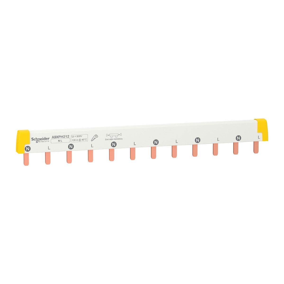 Acti9 - comb Busbar - 1L+N - 18 mm - 12 Modül - 100 A