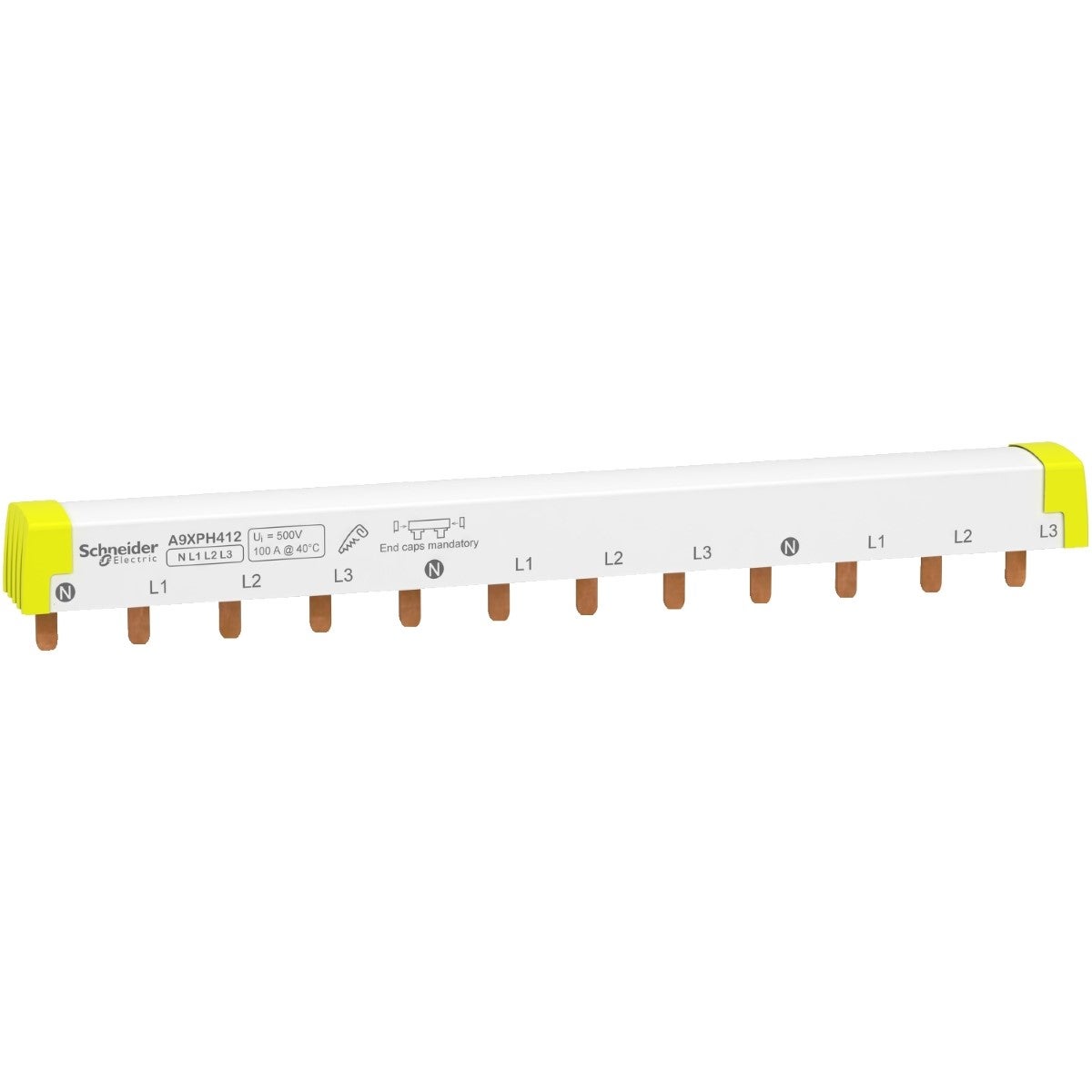 Acti9 - comb Busbar - 3L+N - 18 mm - 12 Modül - 100 A