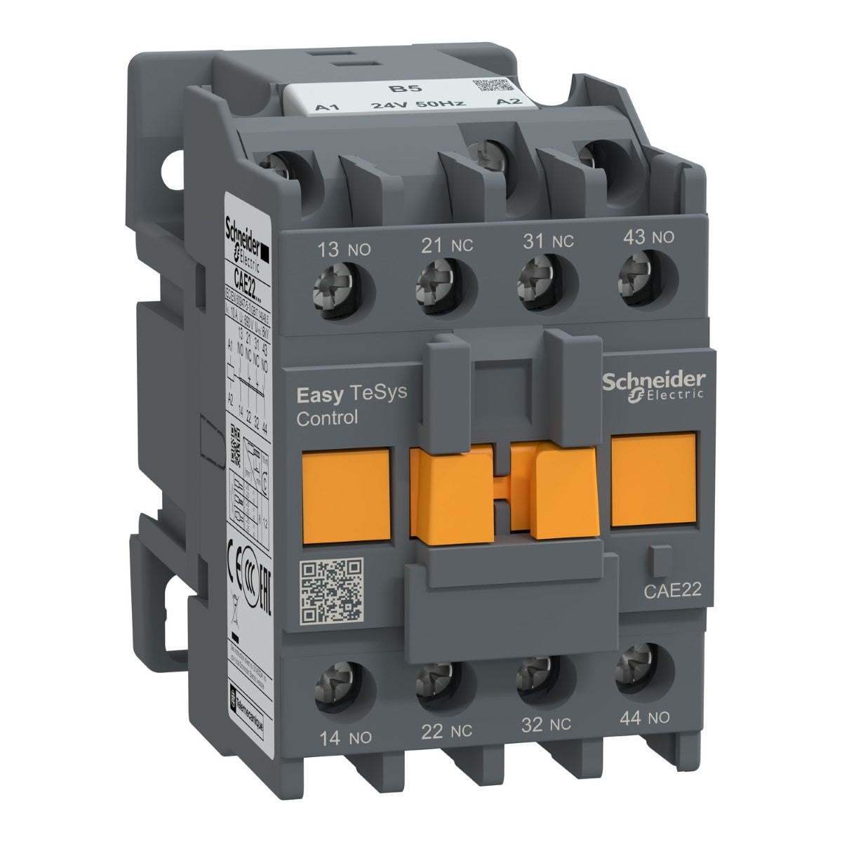 Easy TeSys kontrol rölesi - 2 NA + 2 NK <= 690 V - 24 VAC