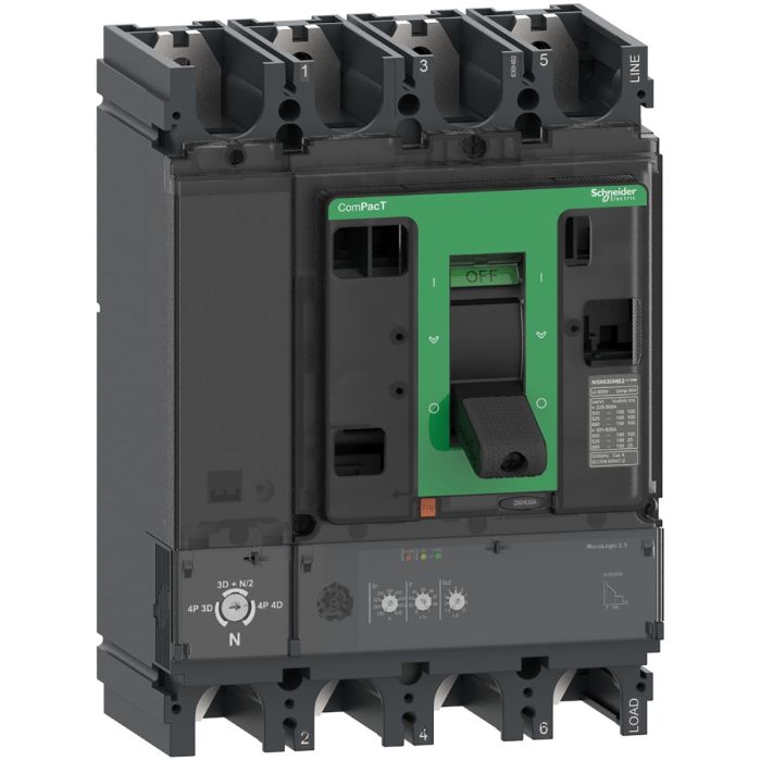 ComPacT Şalter NSX400F 36kA AC 4P4D 400A 2.3 main product photo