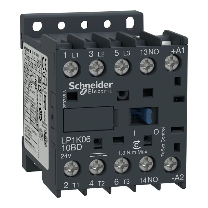 TeSys K kontaktör - 3P(3 NA) - AC-3 - <= 440 V 9 A - 72 V DC bobin main product photo