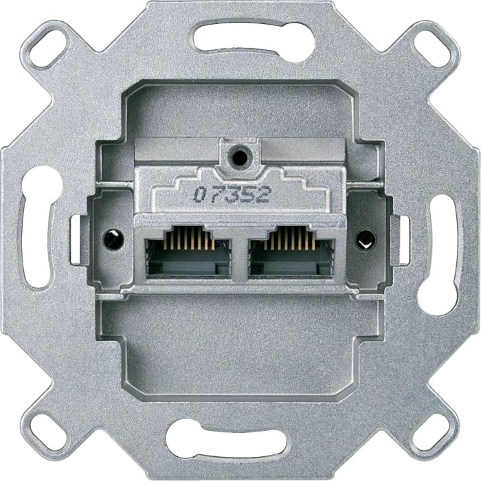 Merten, İkili RJ45 8-kontak Cat6 Konnektör Mekanizması main product photo