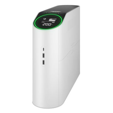 Apc Back-Ups Pro For Gaming, 2200Va/1320W, Kule, 230V, 4X Schuko Ve 2X Iec C13 Çıkışı, Rgb Işıklar, Saf Sinüs Dalgası, Arctic (Beyaz)