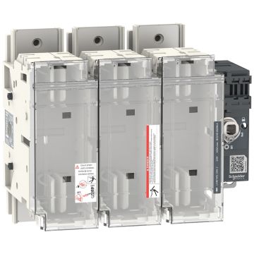 anahtar bağlantı kesici sigorta, FuPacT GSD400, 400 A, 3 kutuplu, sigorta tipi DIN NH2, ön ve sağ taraf kontrolü