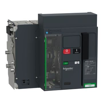 Devre Kesici, MasterPacT MTZ1 16H1 Çekmeceli, 4P, 1600A, 42KA/440VAC, MicroLogic 2.0E Aktif, Manuel