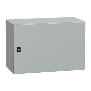 Spacial CRN montaj plakasız düz kapı. Y400xG600xD300 IP66 IK10 RAL7035..