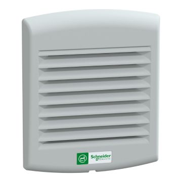 ClimaSys zorla havl. IP54, 38m3/sa, 230V, çıkış ızgaralı ve G2 filtreli