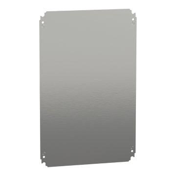 Galvanizli çelik sactan yapılmış düz montaj plakası Y600xG400mm