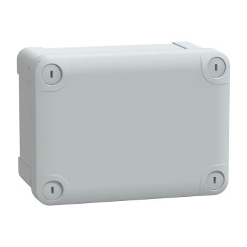 ABS kutu IP66 IK07 RAL7035 Dah.H150W105D80 Har.H164W121D87 Opak kapak H20