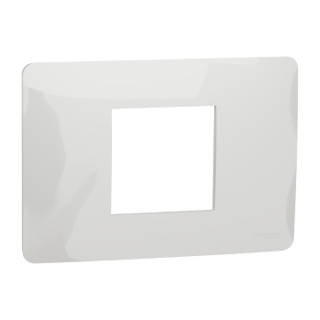Cover frame, New Unica, 1 gang, 2 modules, white