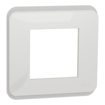 Cover frame, Unica Pro, 1 gang, white
