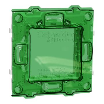 Yeni Unica, Kapaklı Plastik Montaj Plakası, Tırnaksız, Tekli/2modül