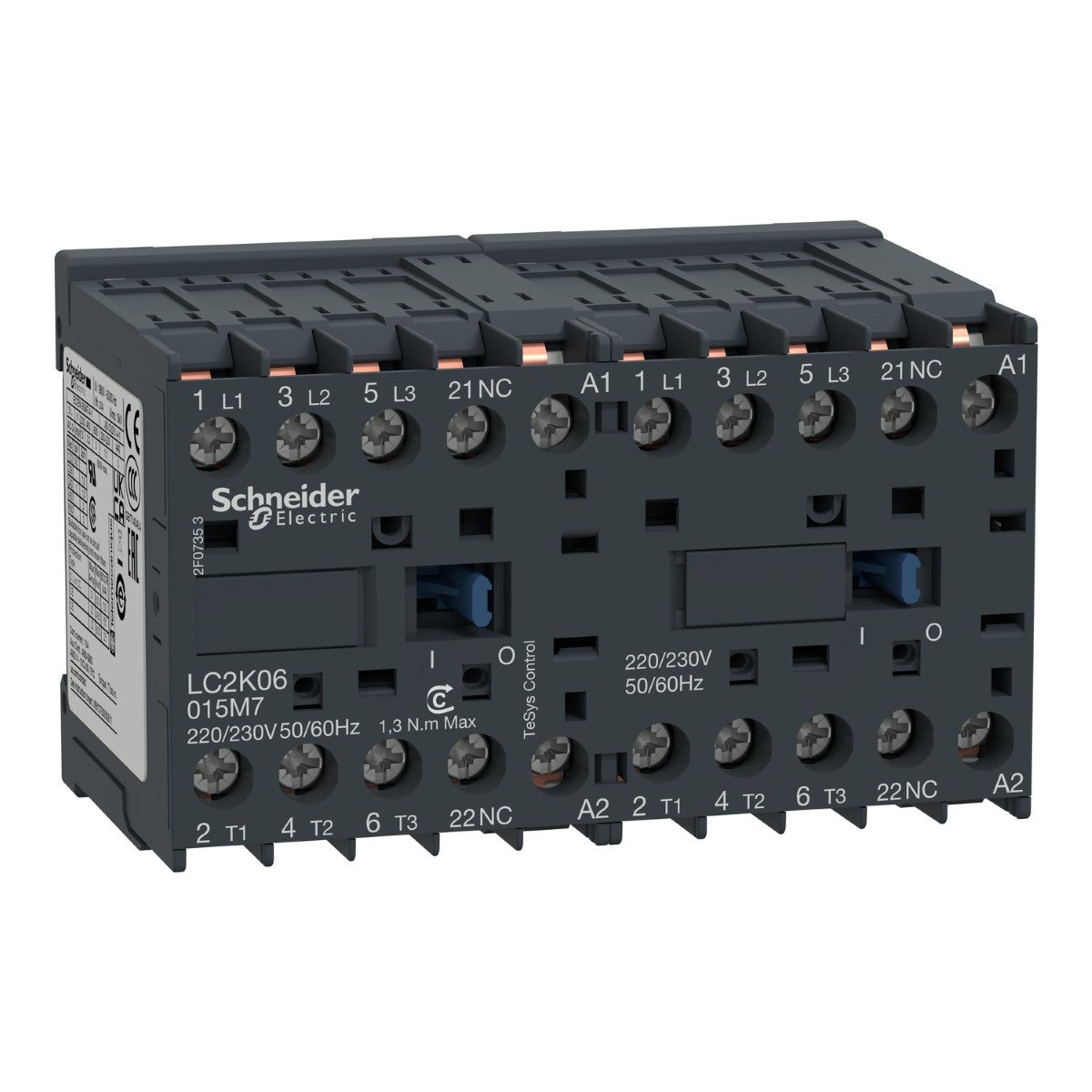 3P TERS KONTAKTÖR 2.2KW 24VAC