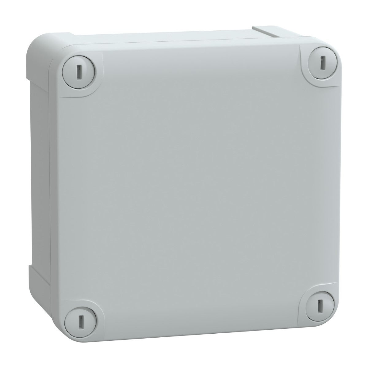 ABS kutu IP66 IK07 RAL7035 Dah.H105W105D55 Har.H116W116D62 Opak kapak H10